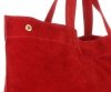 Bőr táska shopper bag Vera Pelle piros A19